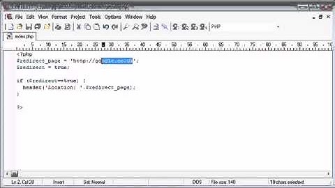 Beginner PHP Tutorial   63   Using the Header to Force Page Redirect ‏