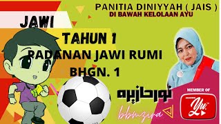 JAWI PADANAN HURUF KONSONAN RUMI JAWI BHGN. 1