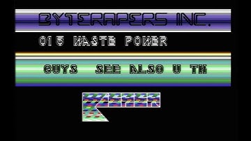 Byterapers - The Classic Waste Power/Raster Intro From 1988 - C64 Demoscene 50 FPS