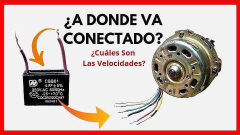 ⚠️Dónde Va El CAPACITOR DEL VENTILADOR | Identificación De Velocidades