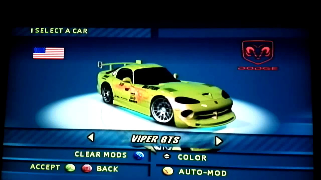 JUİCED CHEAT XBOX 1ALL CARS YouTube