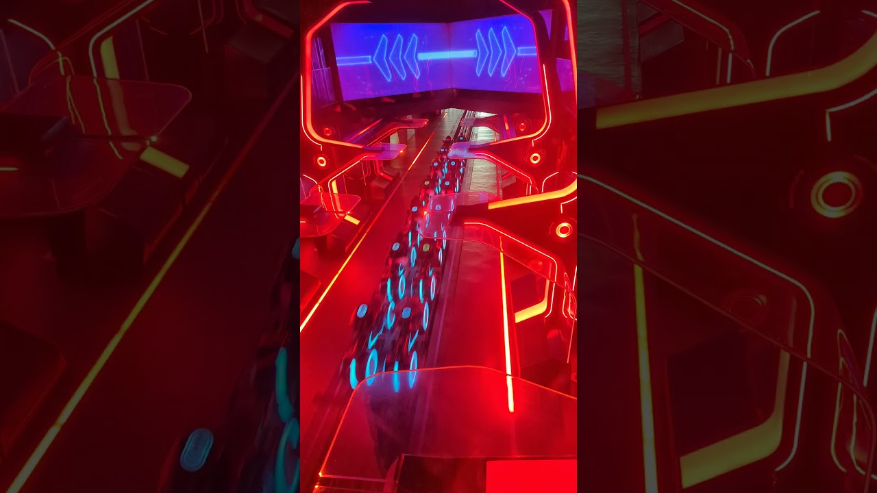 Tron Light Cycle Run Multiple Launches Orlando Walt Disney World