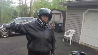 Brenda takes her first Harley ride