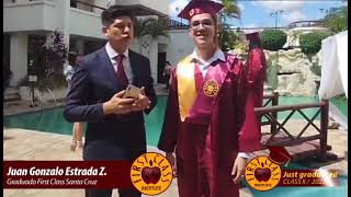GONZALO ESTRADA GRADUADO DE INGLES FIRST CLASS SANTA CRUZ