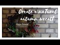 Hygge Time - Making a natural Autumn wreath