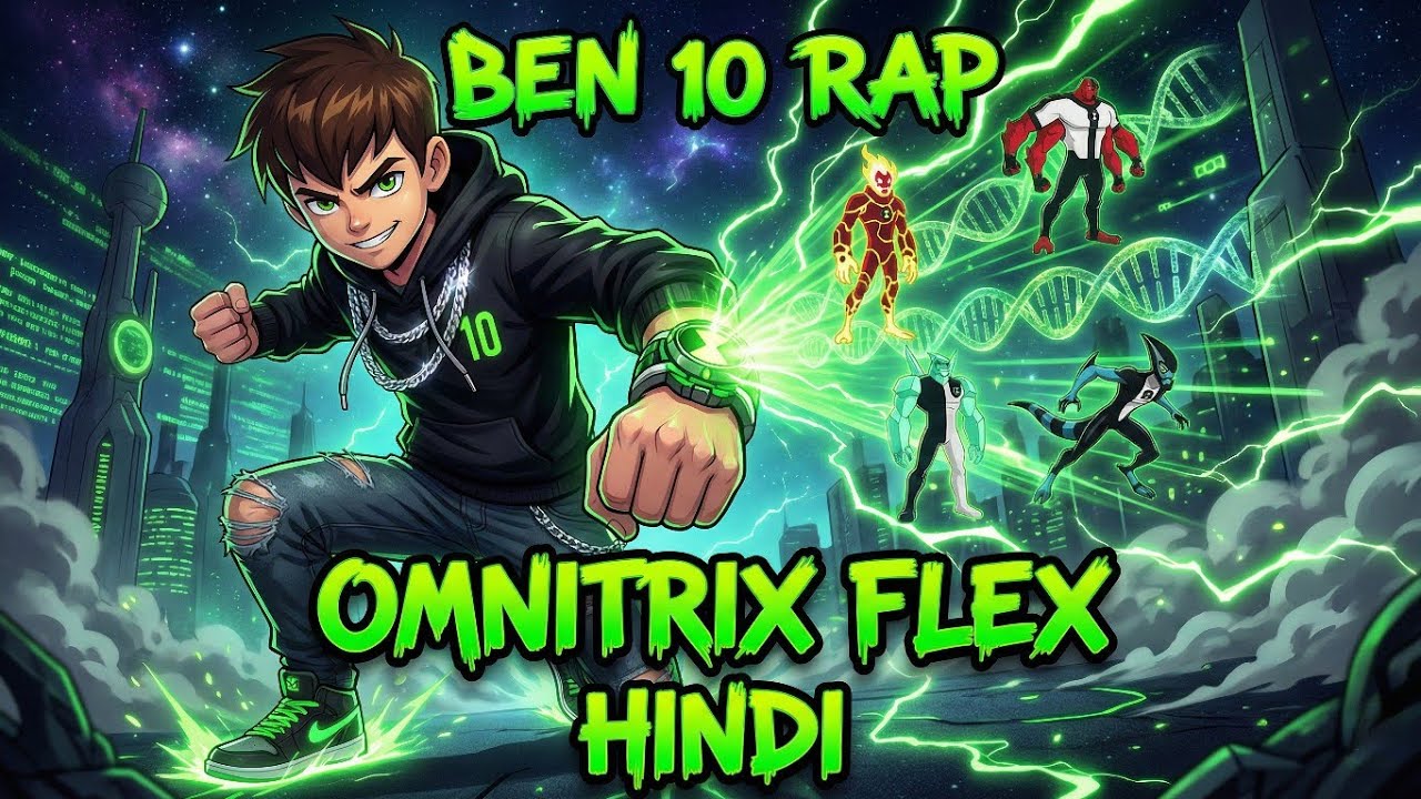 Ben 10 Alien Force Hindi Rap By YUGOD | Hindi Cartoon Rap | Hindi Anime Rap [ Ben 10 ] 