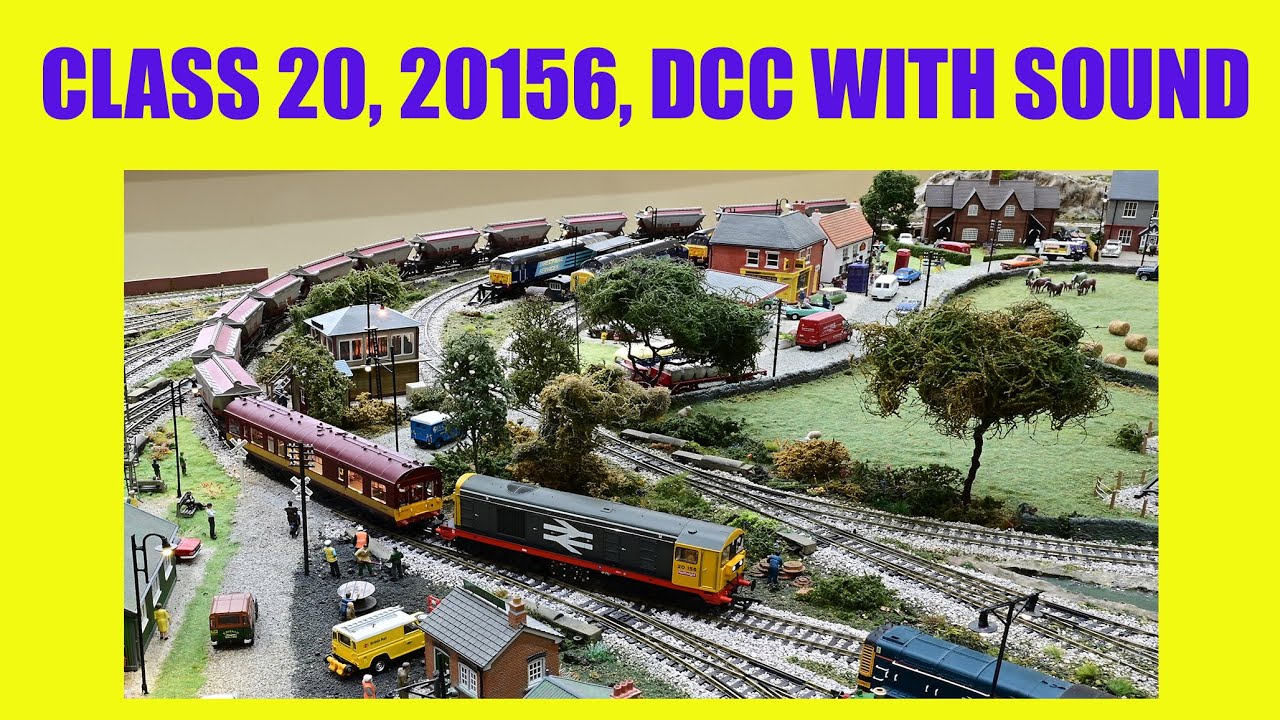 Class 20, 20156, DCC with Sound pulling an EWS Freight Train : 4k ...