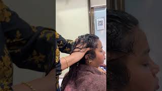 Korean Hair spa ☺️silky smooth shiny Hair #reaparing Damage &amp; ruff Hair 💯 salonproducts#salonowner