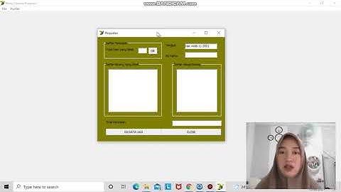 Menjalankan Program Delphi7 || Putri Widya Sari (2010020061)