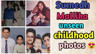 Sumedh Mudgalkar And Mallika Singh Unseen Childhood Photos Radha Krishna