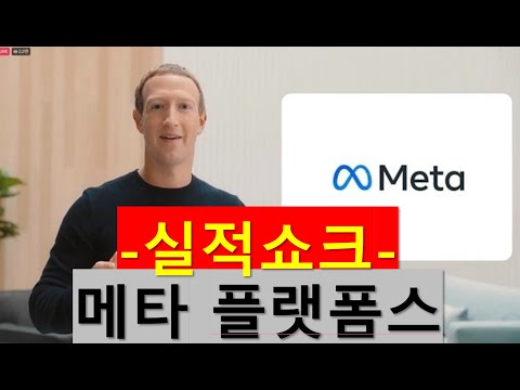 -실적쇼크-메타 플랫폼스