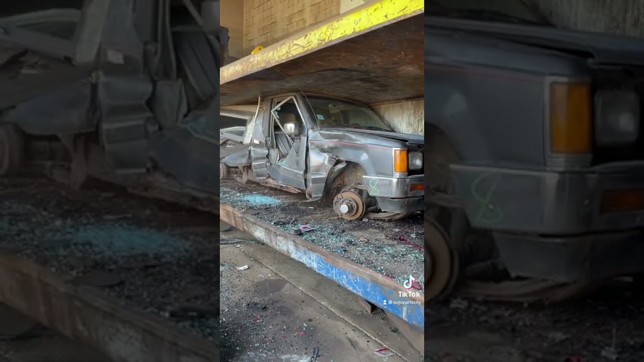 One of the last 1987 Dodge Ram 50 Trucks on the road ends up in the crusher at Auto Parts City