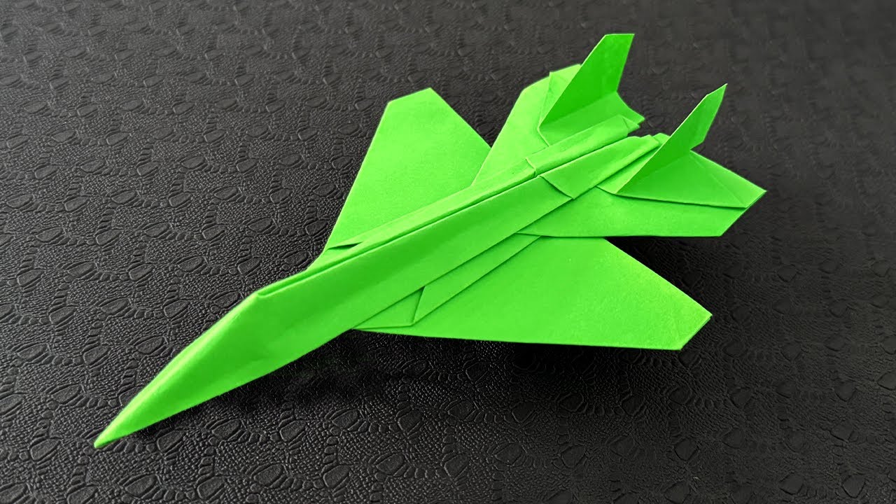 折り紙戦闘機, 紙飛行機の作り方 よく飛ぶ