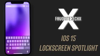 iOS 15 LockScreen Spotlight 🔎 screenshot 5