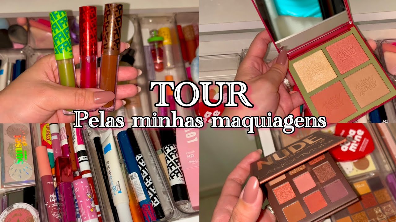 TOUR PELAS MINHAS MAQUIAGENS!! 🫦