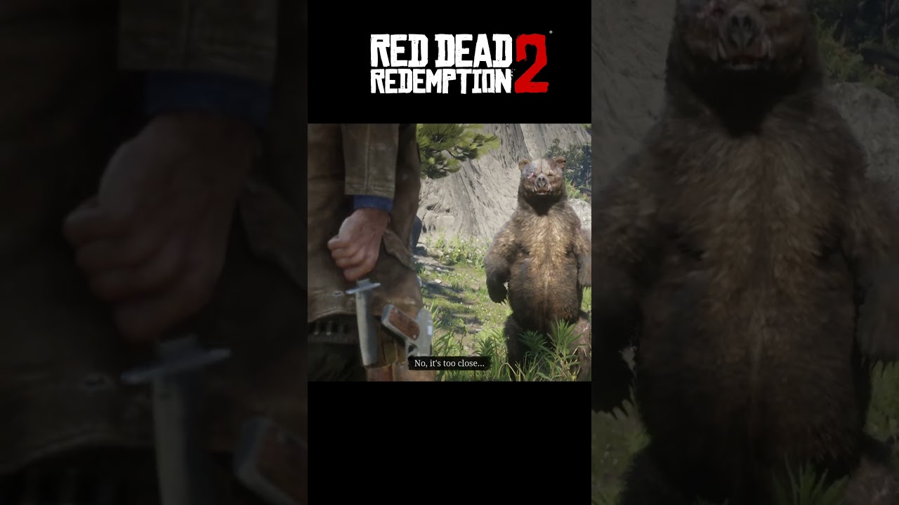RDR 2 Arthur Morgan Hunting Bear 