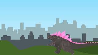 Evolved Godzilla running test | Sticknodes