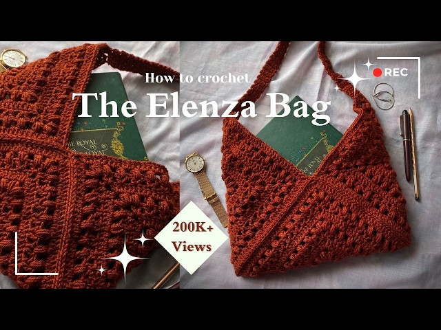 How to Crochet the Elenza Autumn Bag | Easy Crochet Bag Tutorial