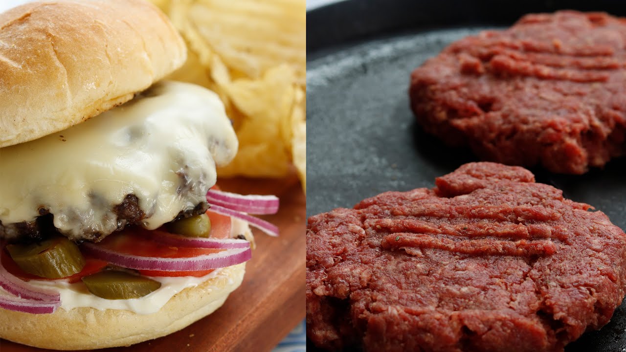 Classic Lebanese Burger برجر لبناني How to make a Lebanese style