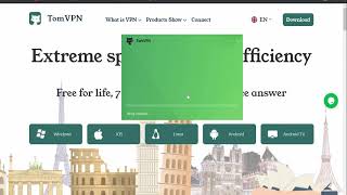 BEST FREE VPN FOR WINDOW 10 PC | TOM VPN FREE FOREEVER screenshot 3