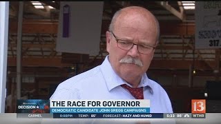 John Gregg continues campaign