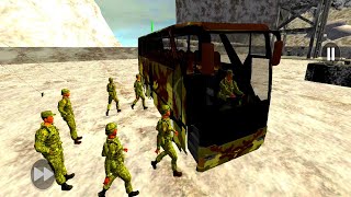 Army Bus Simulator | Army Bus Pick Up The Soilder | Android Mobile Gameplay screenshot 4