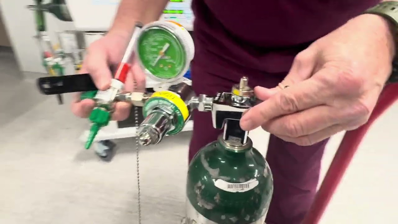 O2 tank regulator change. 