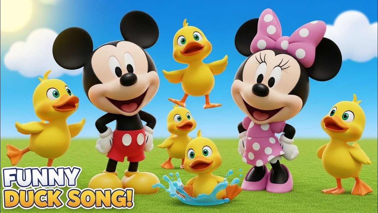 Mickey and Minnie’s Funny Duck Song Adventure 😂🦆