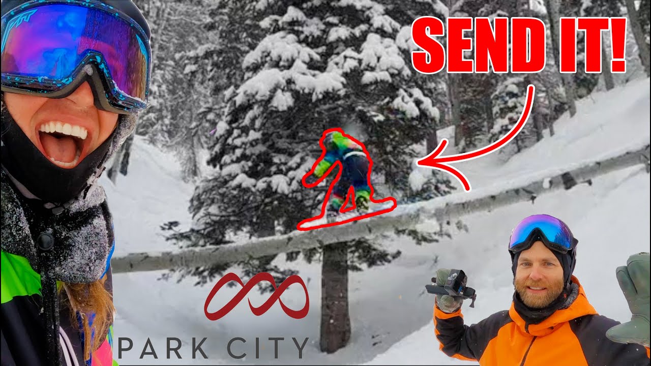 ripping-powder-at-canyons-park-city-scoring-natural-terrain-park-youtube