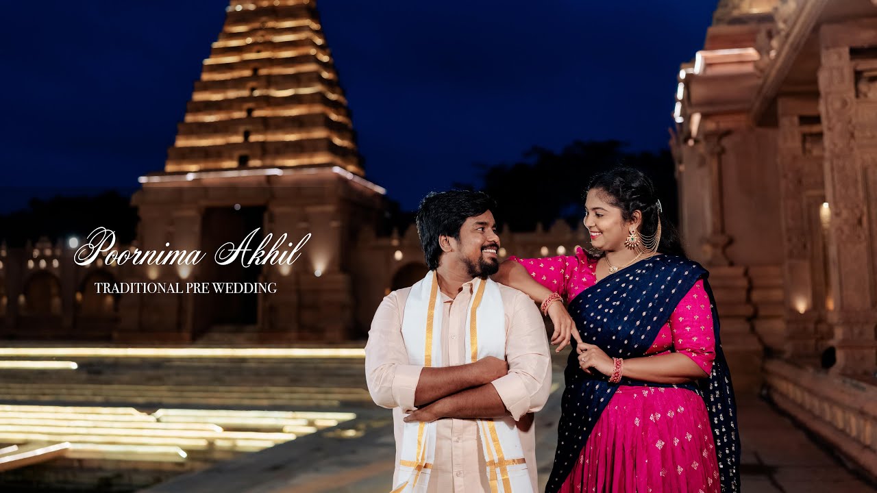 Framing Forever: Poornima & Akhil's Classic Couple Shoot 