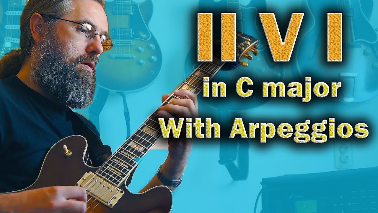 How to start soloing over a II V I with arpeggios