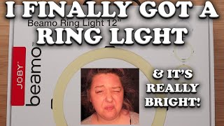 I Finally Got A Ring Light! Joby Beamo 12” LED Ring Light