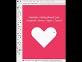 Love 🤍 Heart shape in Adobe Illustrator Tutorial #shorts #shortsvideo #shortsfeed #shortsviral