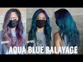 Hair Transformations with Lauryn: Purple to Blue Balayage Ep. 58