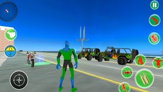 Spider Frog Rope Superhero Reloaded | Flying Spider Rope Hero Crime City - Android GamePlay screenshot 5