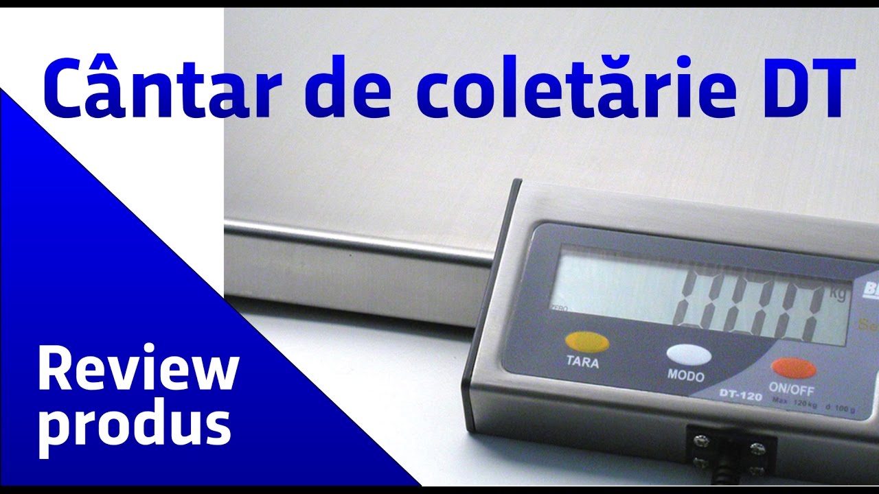 Cantarul pentru coletarie GRAM DT - prezentare de produs