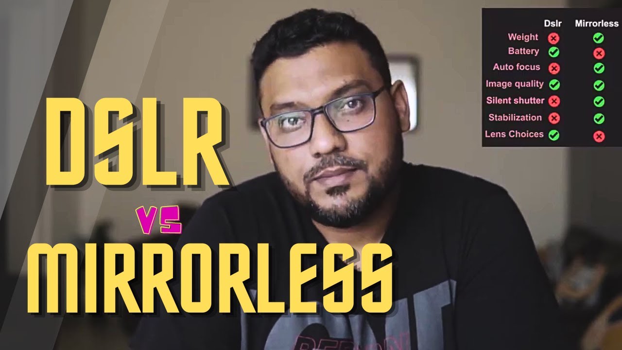 DSLR vs Mirrorless Cameras Perfect camera for you Hindi Urdu YouTube