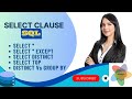 SQL Select Statement | DQL SELECT Clause | SELECT TOP | SELECT DISTINCT | DISTINCT Vs GROUP BY - P1