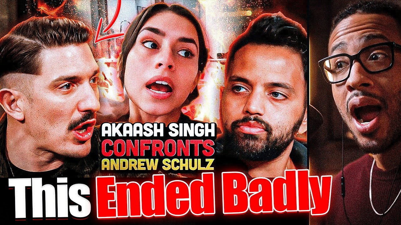 Andrew Schultz CHECKS Akaash Singh's Wife And THINGS GET HEATED