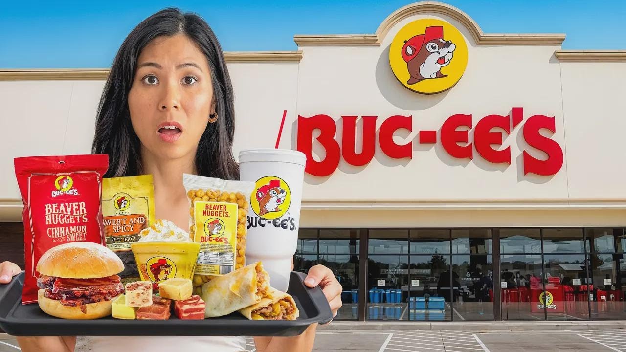 Provei as comidas virais no maior posto de gasolina do mundo!