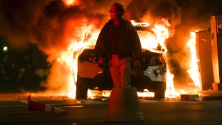 The aftermath of riots and protests in the Bronx after a night of burning & looting