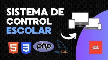 Sistema de Administración Escolar | Basado en HTML, CSS, PHP y MySQL #html #css #php #mysql