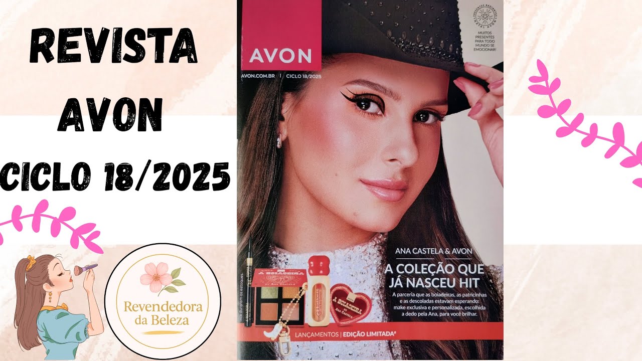 Revista Avon Ciclo 18/2025 coleção Ana Castela 🩷