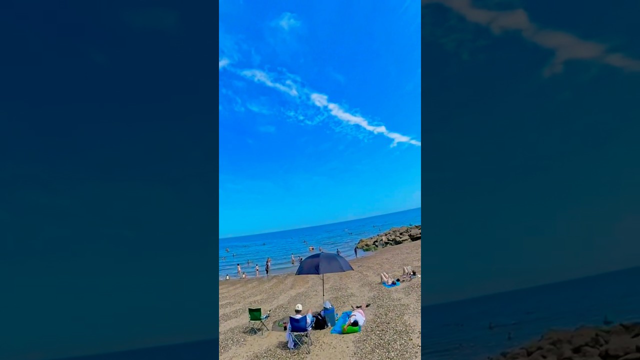 UK summer at the Beach ☀️🌊