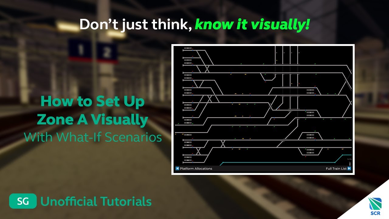 How to Visually Set up Zone A with What-if Scenarios | Stepford County Railway