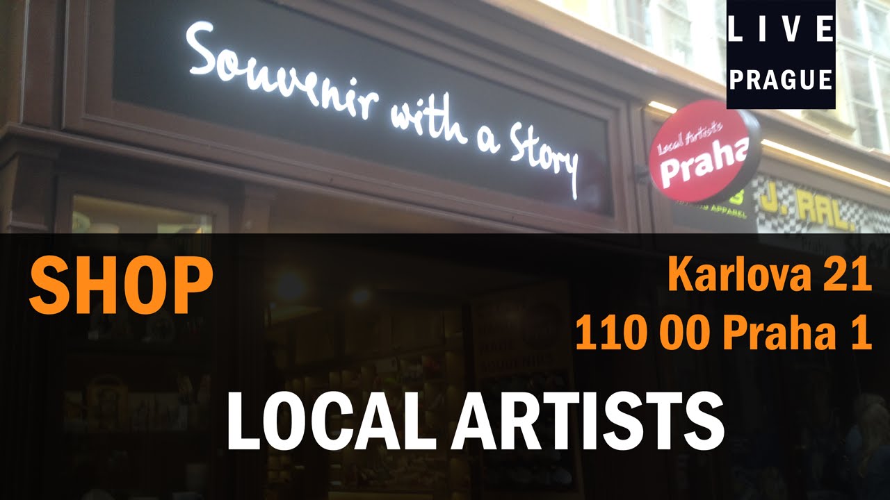 Shop in Prague -   Local Artists -  Karlova 21 -  Souvenir - Handmade Souvenir -