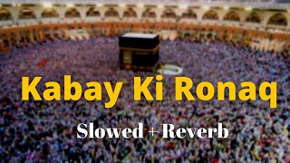 Kabe Ki Ronaq [ Slowed & Reverb ] | By Ghulam Mustafa Qadri | Hajj 2023 Naat