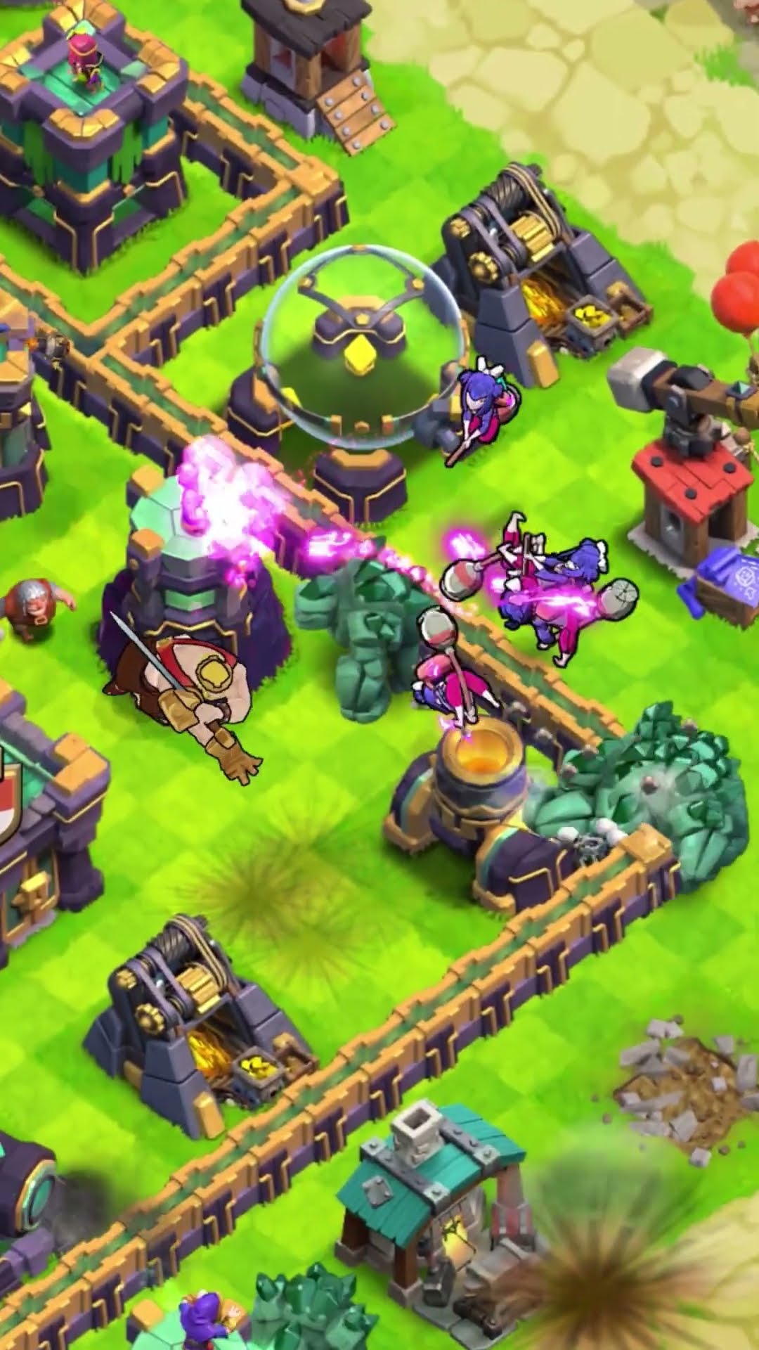 The Broom Witch may look harmless, but she’s ready to rain down chaos with her magical spirits! ?