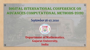 Digital International Conference on Advances Computational Methods-2020