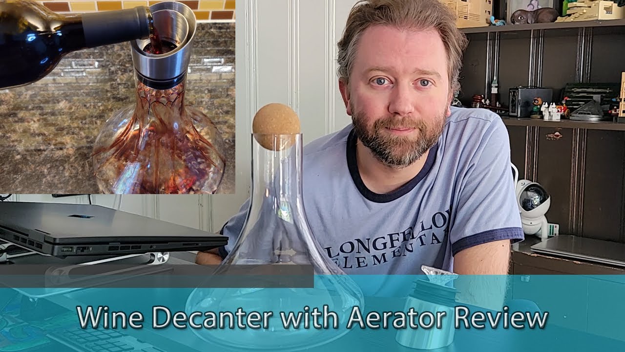 BEST WINE DECANTER - QPIX Wine Decanter Built in Aerator Review